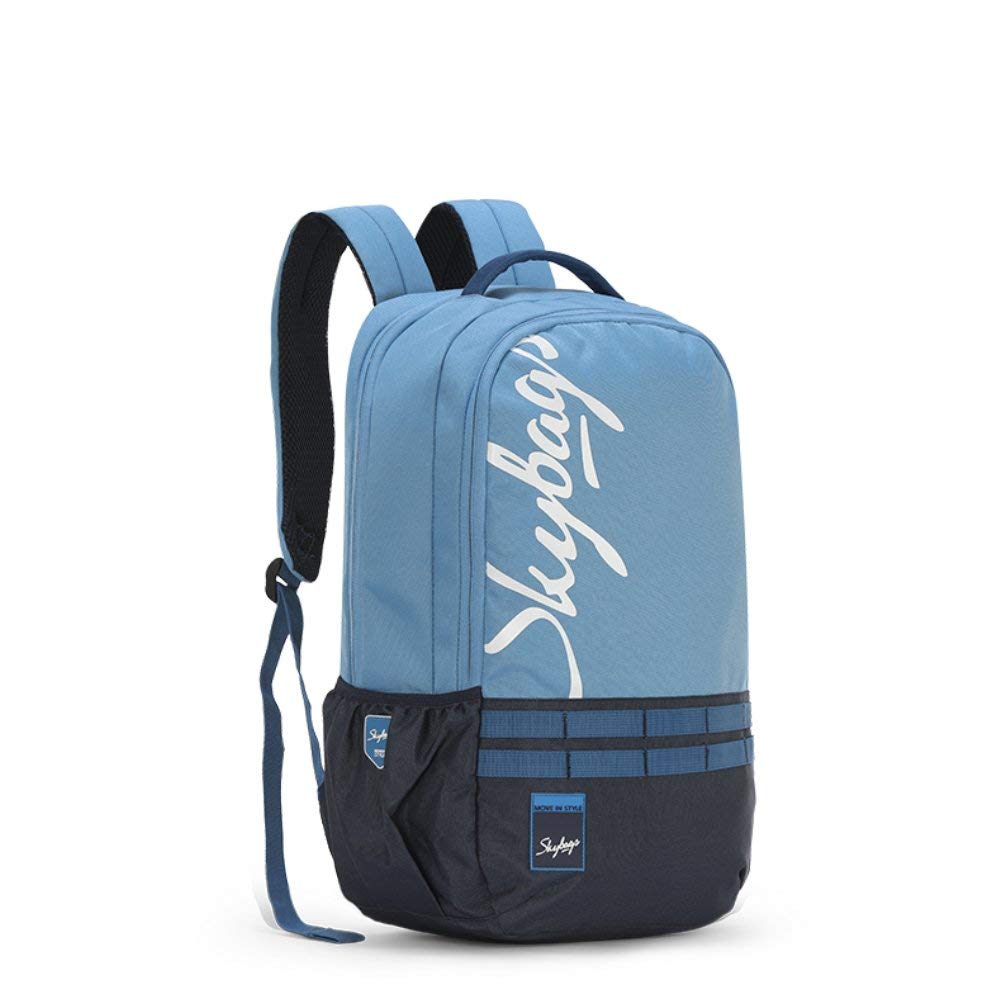 skybags blue casual backpack