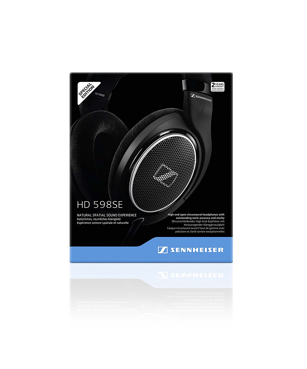 Buy Online Sennheiser HD 598 SE Over Ear Headphones Black at