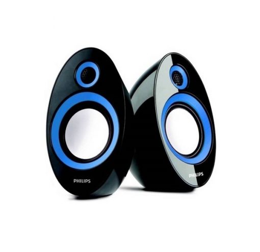 Philips SPA 60B/94 Speaker with USB Plug (Blue)