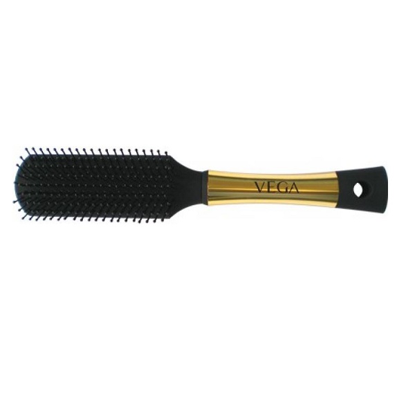 Buy Online Vega E17-FB Flat Hair Brush (Gold) at cheap Price in India |  24eshop