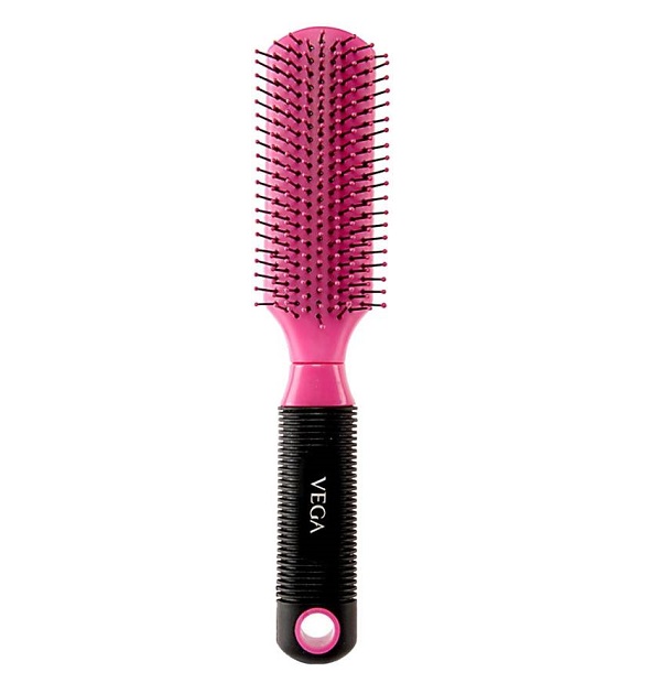 Buy Online Vega R11-FB Flat Hair Brush (Pink) at cheap Price in India |  24eshop