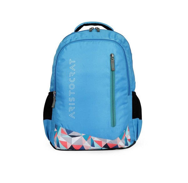 Aristocrat Yuri2 38l Teal Blue Backpack With Insulated Tiffin Pocket at Rs  743/piece | Cotton Backpacks in Indore | ID: 22489656291