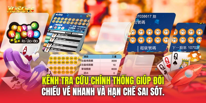 Kênh tra cứu chính thống giúp đối chiếu vé nhanh và hạn chế sai sót.